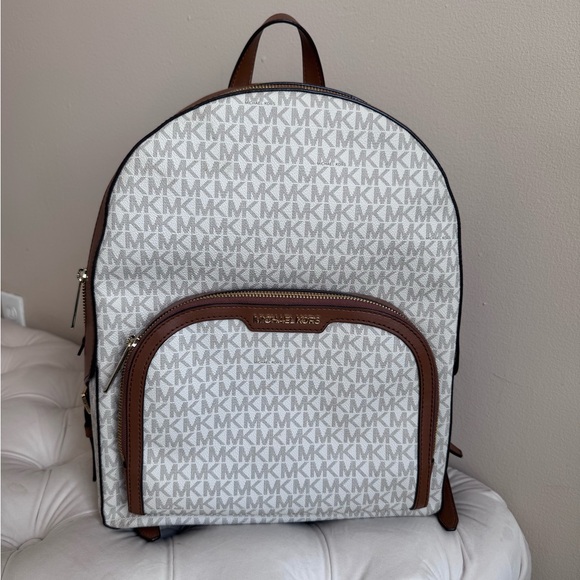 Michael Kors Handbags - Michael Kors Jaycee Large Logo Backpack